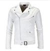 Hanrae Men's Leather Fashion Trendy Jacket