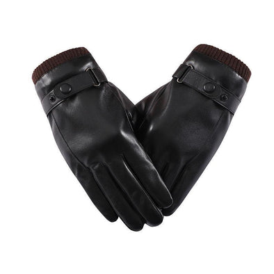 Hanrae Men's Thick Business Casual Waterproof Gloves