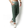 Hanrae Spring Summer Mens Linen Solid Color Loose Leisure Pants