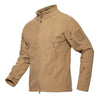 Hanrae Outdoors Multi-pocket Thermal Polar Fleece Soft Shell Tactical Jacket
