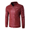Hanrae Slim Trend Casual Leather Jacket