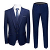 Hanrae Men Groom Suits 3 Piece Wedding Suit(Jacket+Vest+Pants)