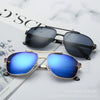 Hanrae Men's Fashion Trend Metal Sunglasses-2