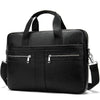Hanrae Genuine Leather Natural Leather Messenger Briefcases