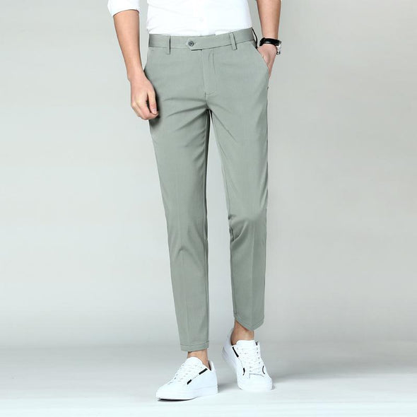 Hanrae Business casual pants elastic slim pants
