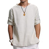 Hanrae Solid Color V-neck Half Sleeve Loose Casual T Shirts