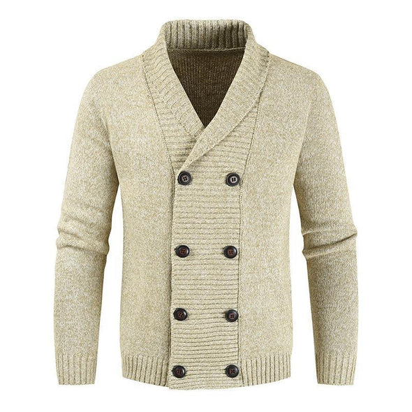 Hanrae Mens Thicken Cardigan Knit Sweaters