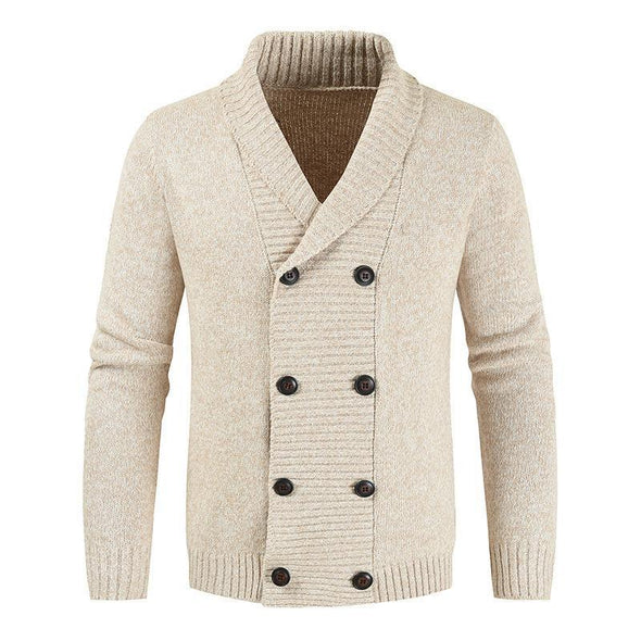 Hanrae Mens Thicken Cardigan Knit Sweaters