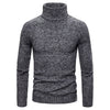 Hanrae Men's Solid Color Knit Turtleneck Sweater