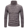 Hanrae Men's Solid Color Knit Turtleneck Sweater