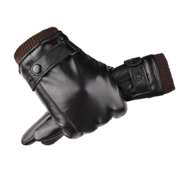 Hanrae Men's Thick Business Casual Waterproof Gloves