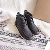 Hanrae Snow Boots Leather Wool Men's Shoes