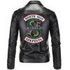 Hanrae Fashion Motocycle Slim Fit Leather Jacket for Men