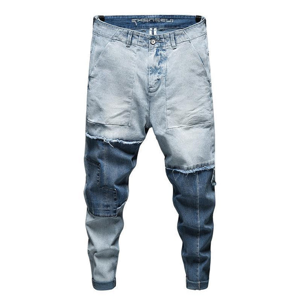 Hanrae Jeans Ripped Hole Loose Hip-hop for Men