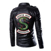 Hanrae Fashion Motocycle Slim Fit Leather Jacket for Men