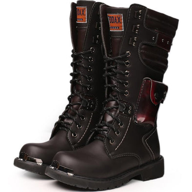 Hanrae High Tube Outdoor Trend Large Size Big Scalp Tooling Boots