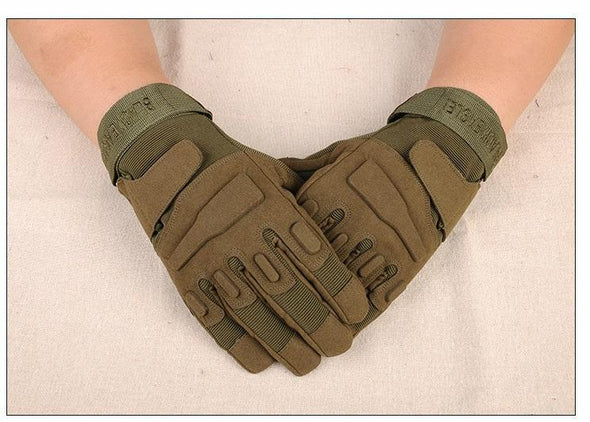 Hanrae Mens Outdoor Sports Gloves Blackhawk Camping Military Tactical Motorcycle Gloves