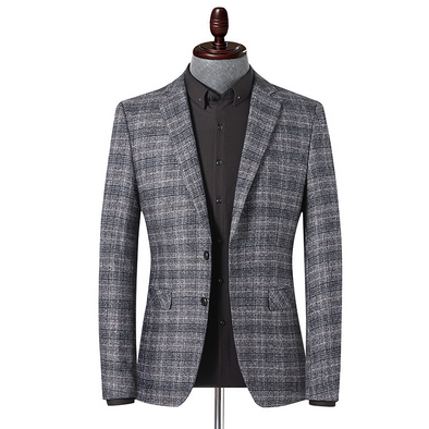 Hanrae Men's Business Plaid Suit
