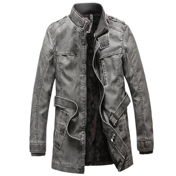 Hanrae Casual Men's PU Leather Jackets