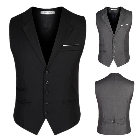 Hanrae Formal Fashion Business Suit Collar Vest