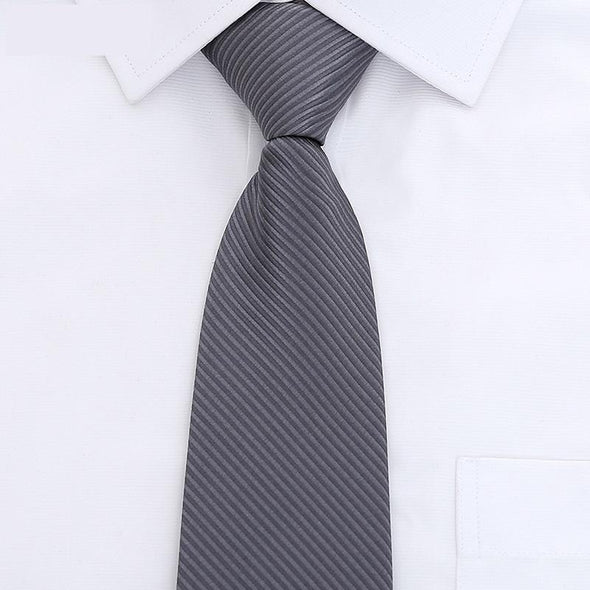 Hanrae Business Stripe Cotton Casual Tie