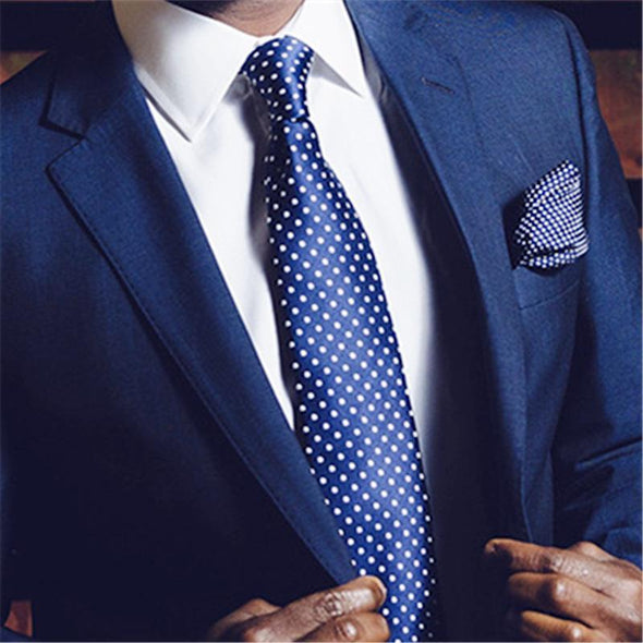 Hanrae Business Stripe Cotton Casual Tie