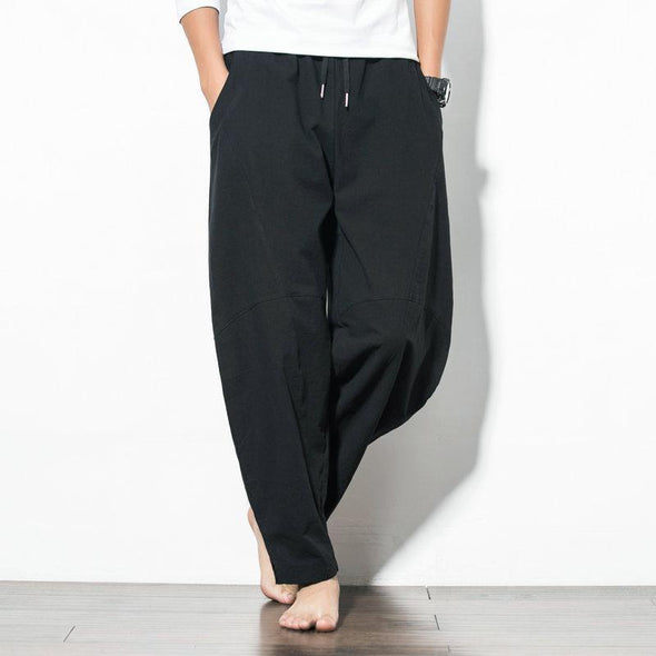 Hanrae Loose large size wide leg  beach pants