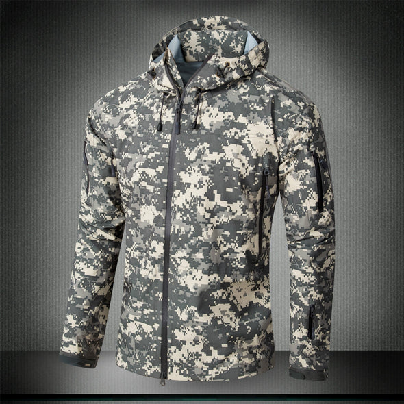 Hanrae  Waterproof Thin Section Outdoors Camouflage Jacket Casual Windbreaker