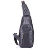 Hanrae Genuine Leather Large Size Single-shoulder Crossbody Bag For Men