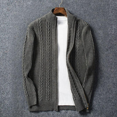 Hanrae Stand Collar Sweater Men Cardigan