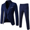Hanrae Men's Suits Jacket(Jacket+vest+pant)