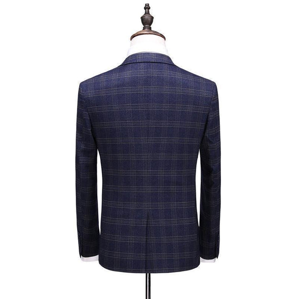 Hanrae Men's Stripe Suits (Jacket+Pants+Vest)
