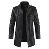 Hanrae Men's Classic Motorcycle Leather Jackets