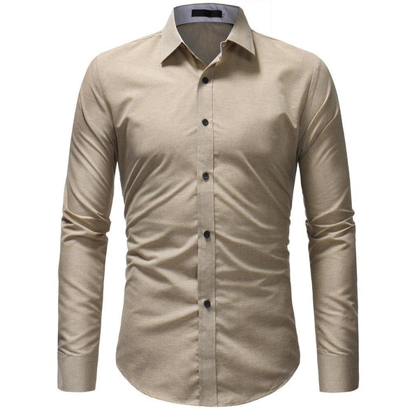Hanrae Fashion Slim Dress Shirts For Men