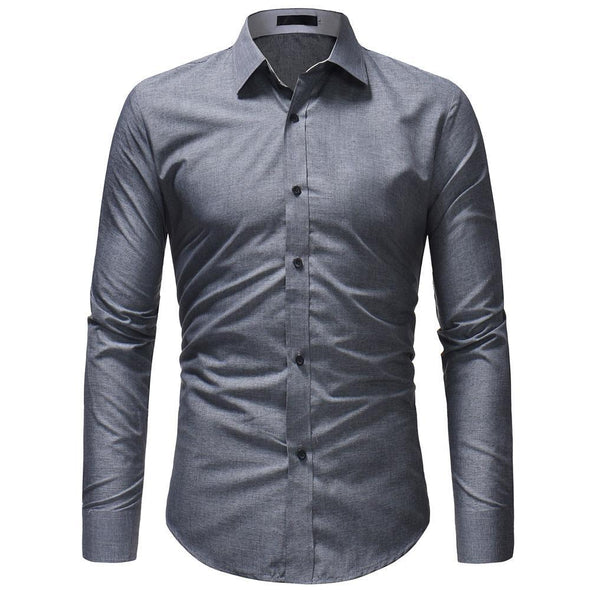 Hanrae Fashion Slim Dress Shirts For Men