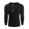 Hanrae Men's Solid Color Slim Fit Knitted Casual Sweater