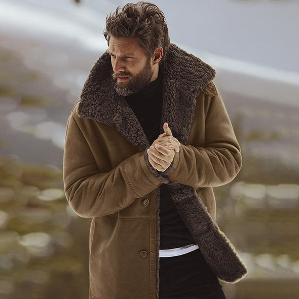 Hanrae Coat Winter Warm Wool Jacket