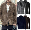Hanrae Men Fluffy Woolen Fur Winter Coat