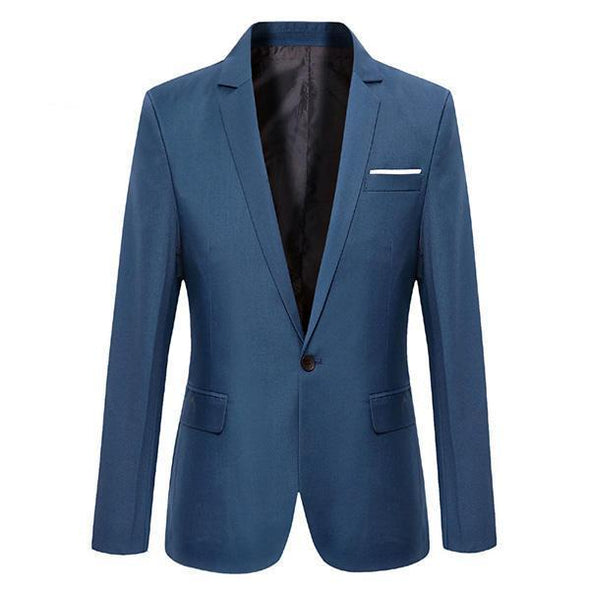 Hanrae 7 Colors Men Casual Fashion Slim Fit Suit Jacket Blazers Coat