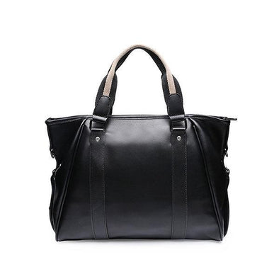 Hanrae Men Casual Handbag Business Briefcases Solid Large Capacity Bags